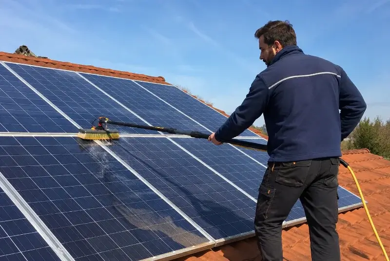 Nettoyage et entretien de panneaux solaires à Loulay
